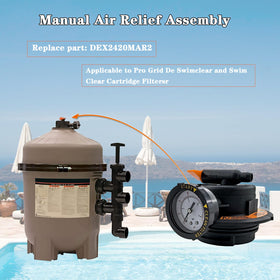 Dicsley air relief assembly installs quickly to release trapped air and improve flow