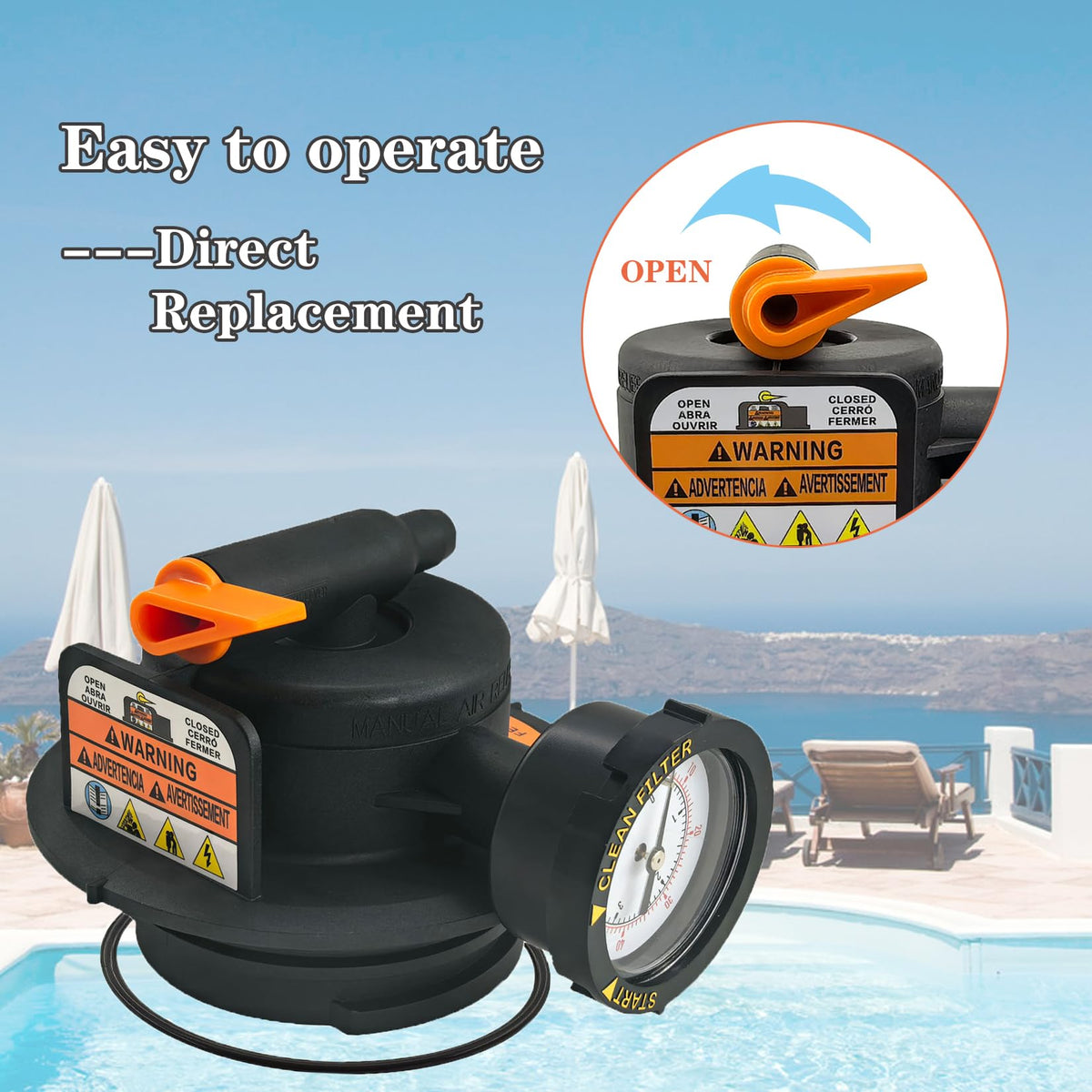 Dicsley air relief valve provides quick air release to maintain water quality