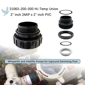 Dicsley 2 inch MIP threaded end ensures rigid, leak-free pump connection