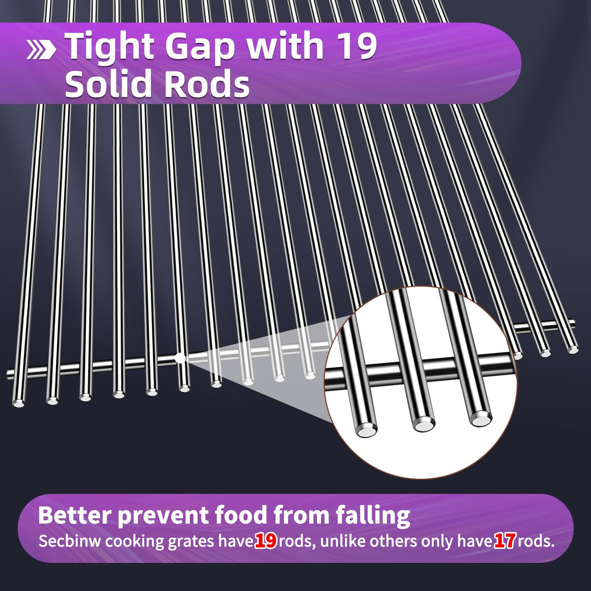 Dictirdy edge-ground design reduces sharp edges for safe handling.