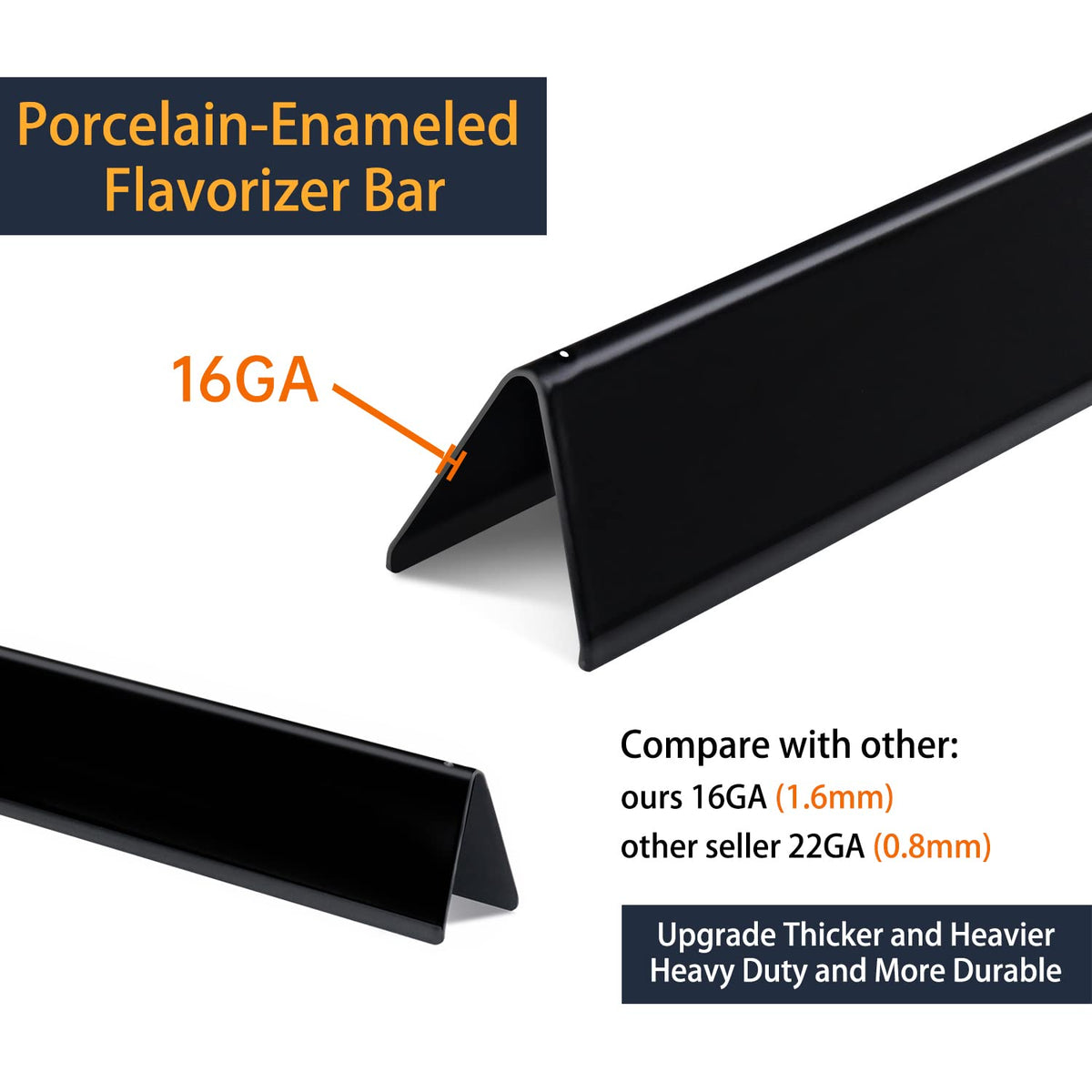 Dictirdy heat deflector 13 1/4 x 8 3/4 inch shields burners from flare-ups.