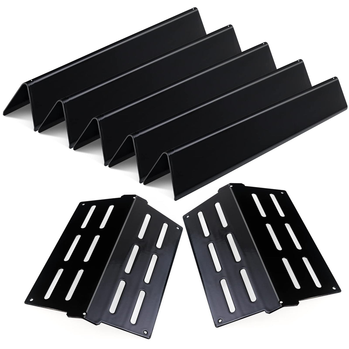Dictirdy porcelain flavorizer bar 17.5 inch provides even heat distribution for Weber Genesis.