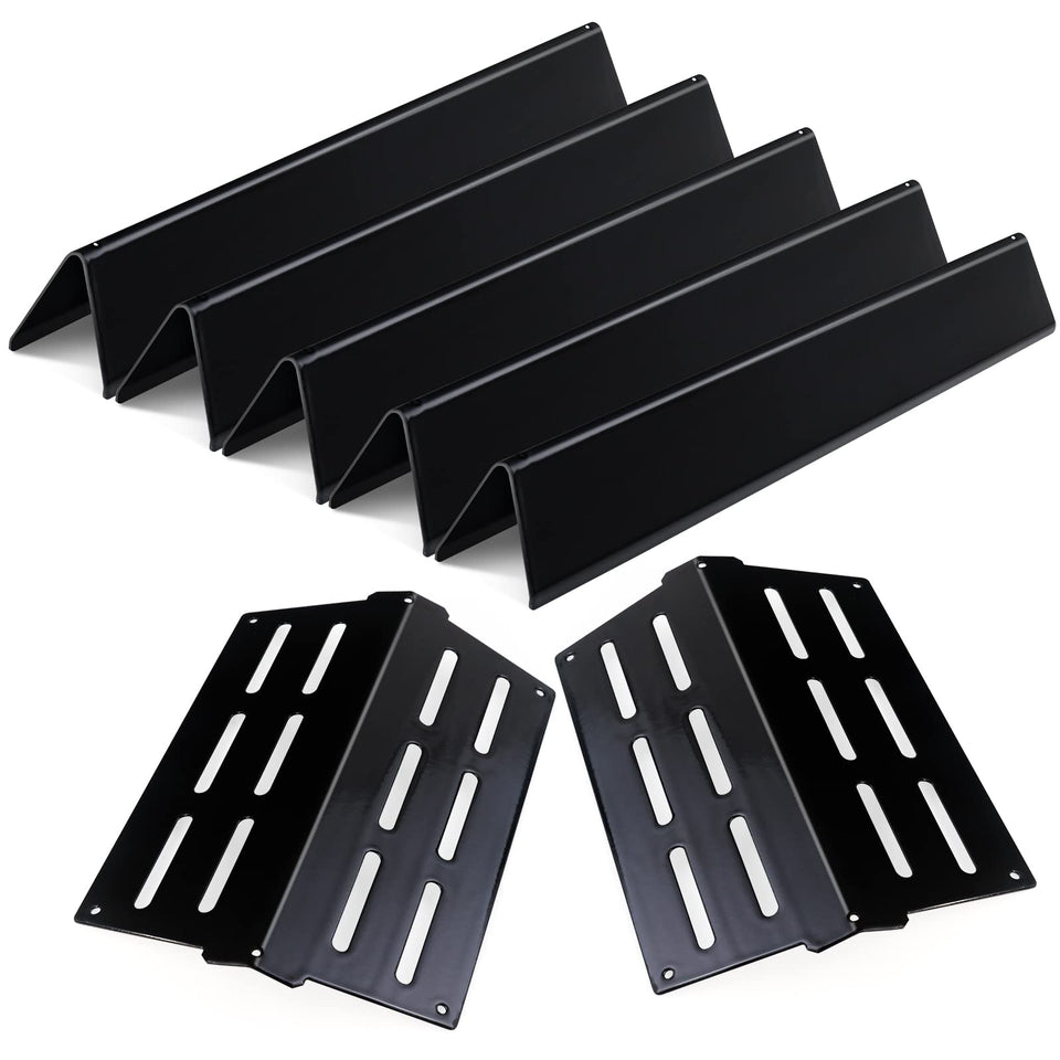 Dictirdy porcelain flavorizer bar 17.5 inch provides even heat distribution for Weber Genesis.