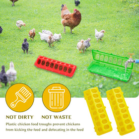 Didaey durable plastic feeder offers long-lasting use in brooders and outdoors.