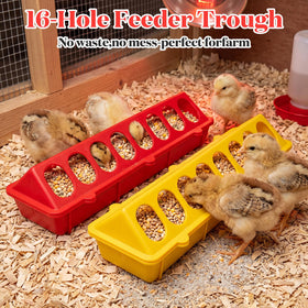 Didaey flip-top chick feeder with quick, clean refills for busy brooders.
