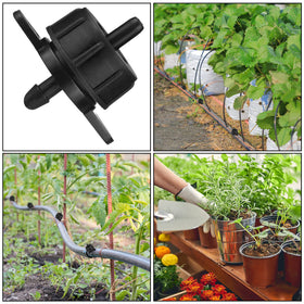 Didaey potted plant drip emitter ensures even watering in containers.