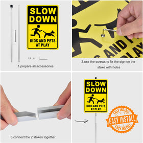 Two-pack design helps you cover more driveways and corners.