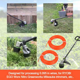 DIFFWELY premium co-polymer nylon for durability and sharpness