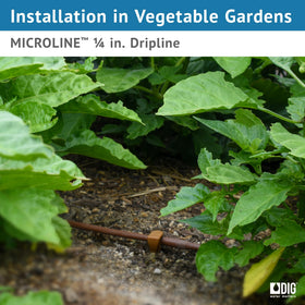 DIG ML-506B emitter close-up highlights precise flow for root-zone watering.