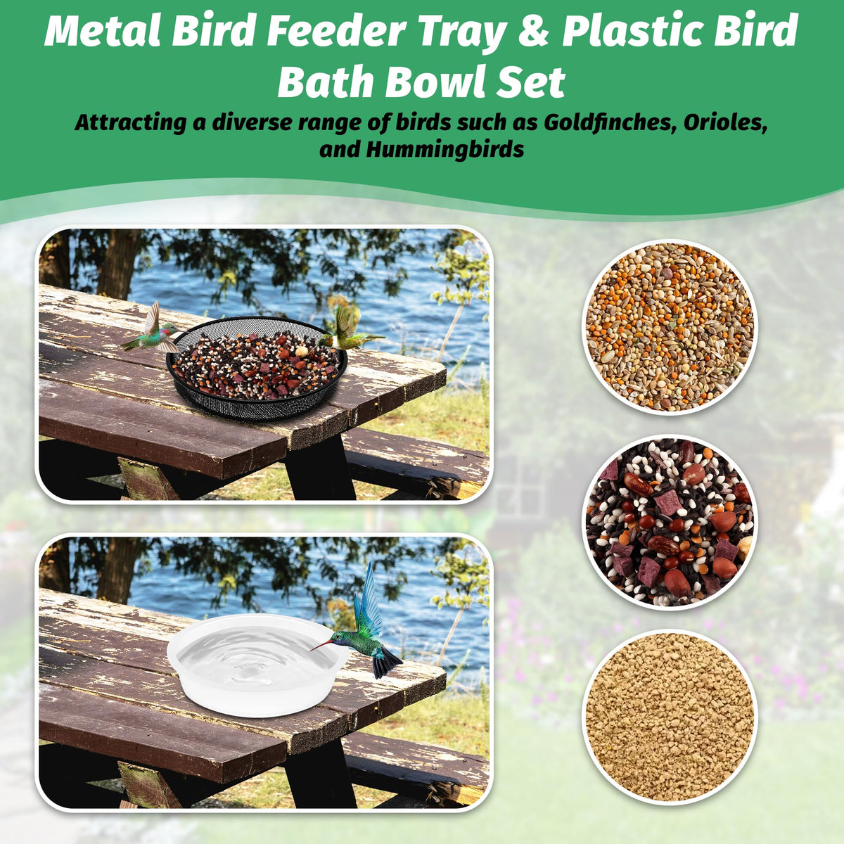 DIGARDPRO humming feeder station concept for attracting small birds.