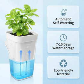 DIGARDPRO built-in wick system delivers steady moisture to roots.