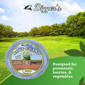 Digger's basket shields berries and veggies for healthier harvests.