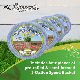 Digger's gopher baskets offer dual protection for plants and hands.
