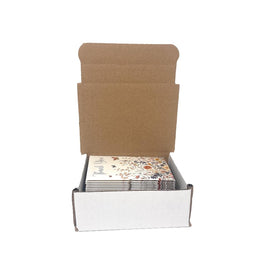 Digital Voyager pack of 20 seed packets arranged, ready as sustainable party favors