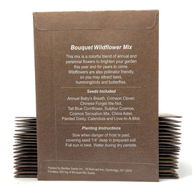 Digital Voyager wildflower seed packet close-up highlighting garden-ready hostess gift.