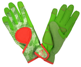 DIGZ 7652 signature gloves with green leaves pattern provide comfortable protection for garden work