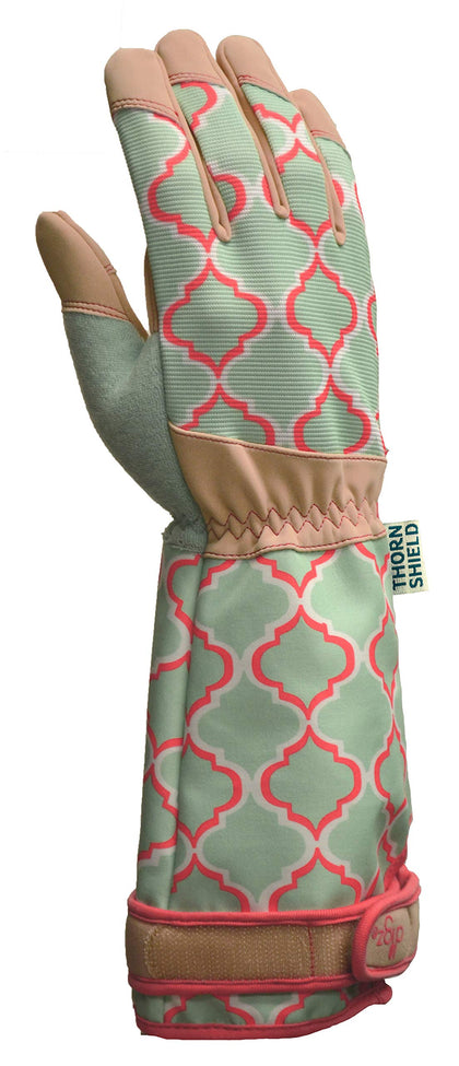 DIGZ Rose Pruning gloves with long forearm cuff for added arm protection.