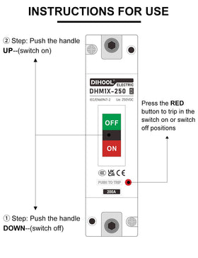 DIHOOL DC breaker integrated into a solar power system