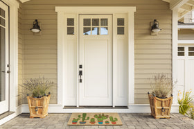 DII cactus doormat suitable for entryways and patios with weather-friendly appeal.