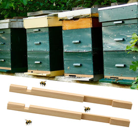 Two-notch opening design by DIICCYO allows adjustable bee entry and exit.