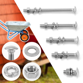 DIICCYO nuts and washers set enhances secure connections for wood and metal.