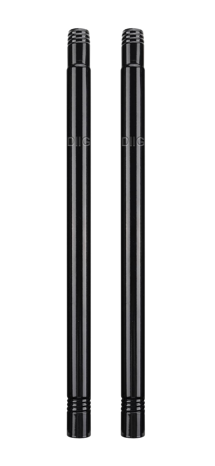 DIIG 1ft extension rod shown for a 1-inch pole, enabling flexible height adjustments.