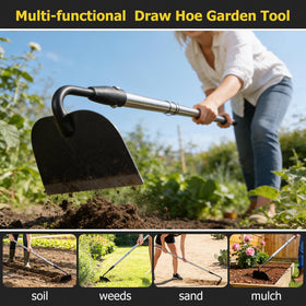 DIIG Draw Hoe assembly details show anti-loosening bolts for secure use