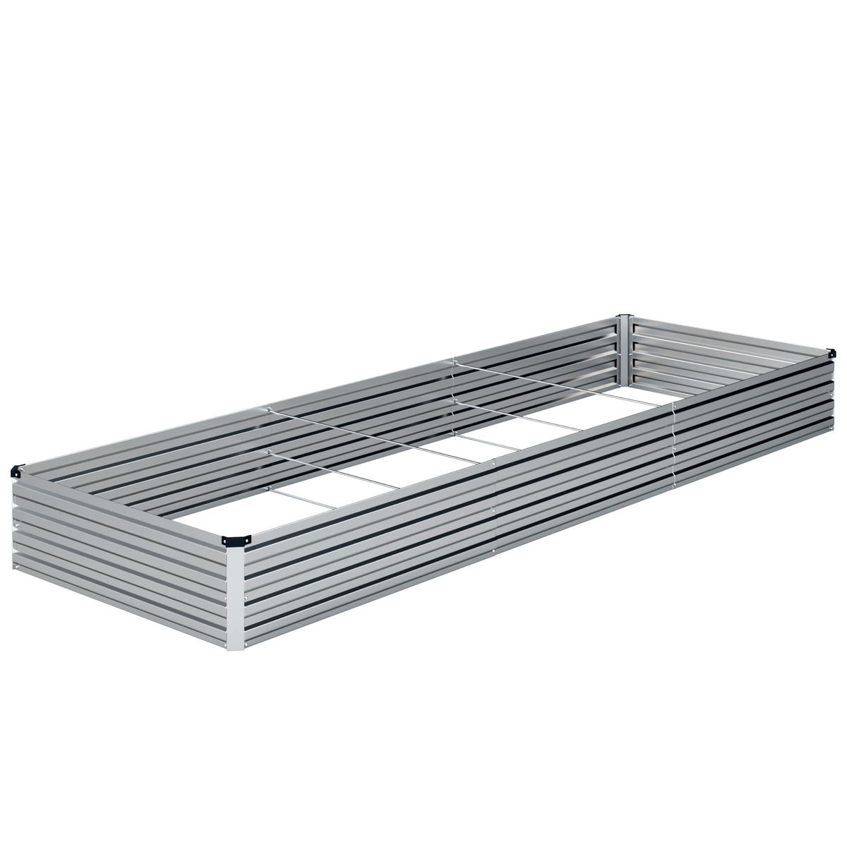DIIYIV rectangle garden bed ideal for flowers, herbs, and edible plants.