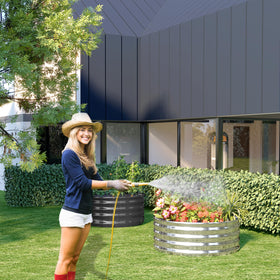 DIIYIV outdoor setup on patio enables easy gardening.