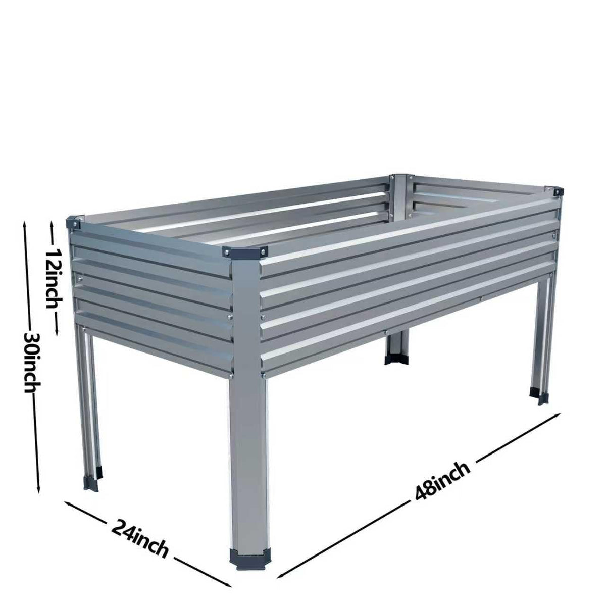 DIIYIV modern galvanized design adds sleek style to outdoor spaces.