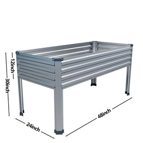 DIIYIV modern galvanized design adds sleek style to outdoor spaces.