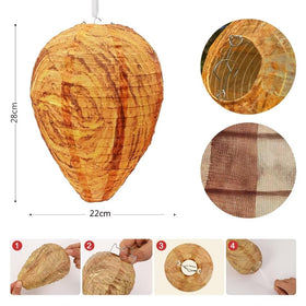 Diimoy orange durable fabric nest highlighting wind and rain resistance for harsh outdoors