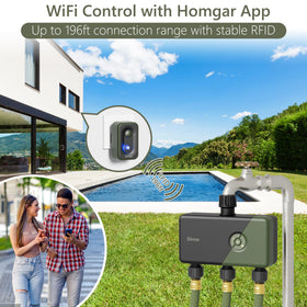 Diivoo app control layout enabling remote irrigation management from your phone.
