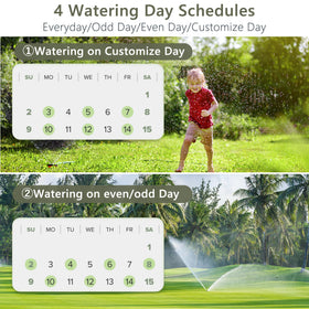 Diivoo rain delay feature protects plants and conserves water on rainy days.
