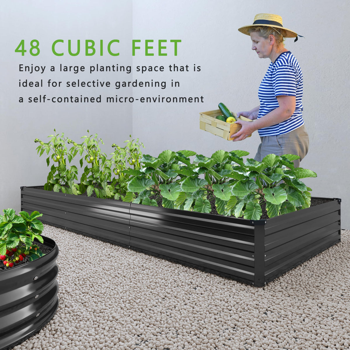 DIIYIV multipurpose planting bed suitable for vegetables, fruits and herbs