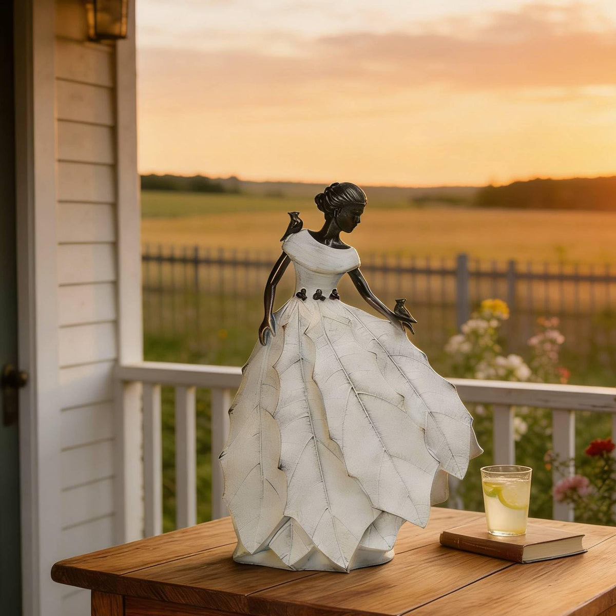 DiliComing holiday gift statue for garden lovers during Christmas or birthdays.