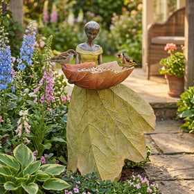 DiliComing fairy statue shelf decor accents elevate a fairy village display.
