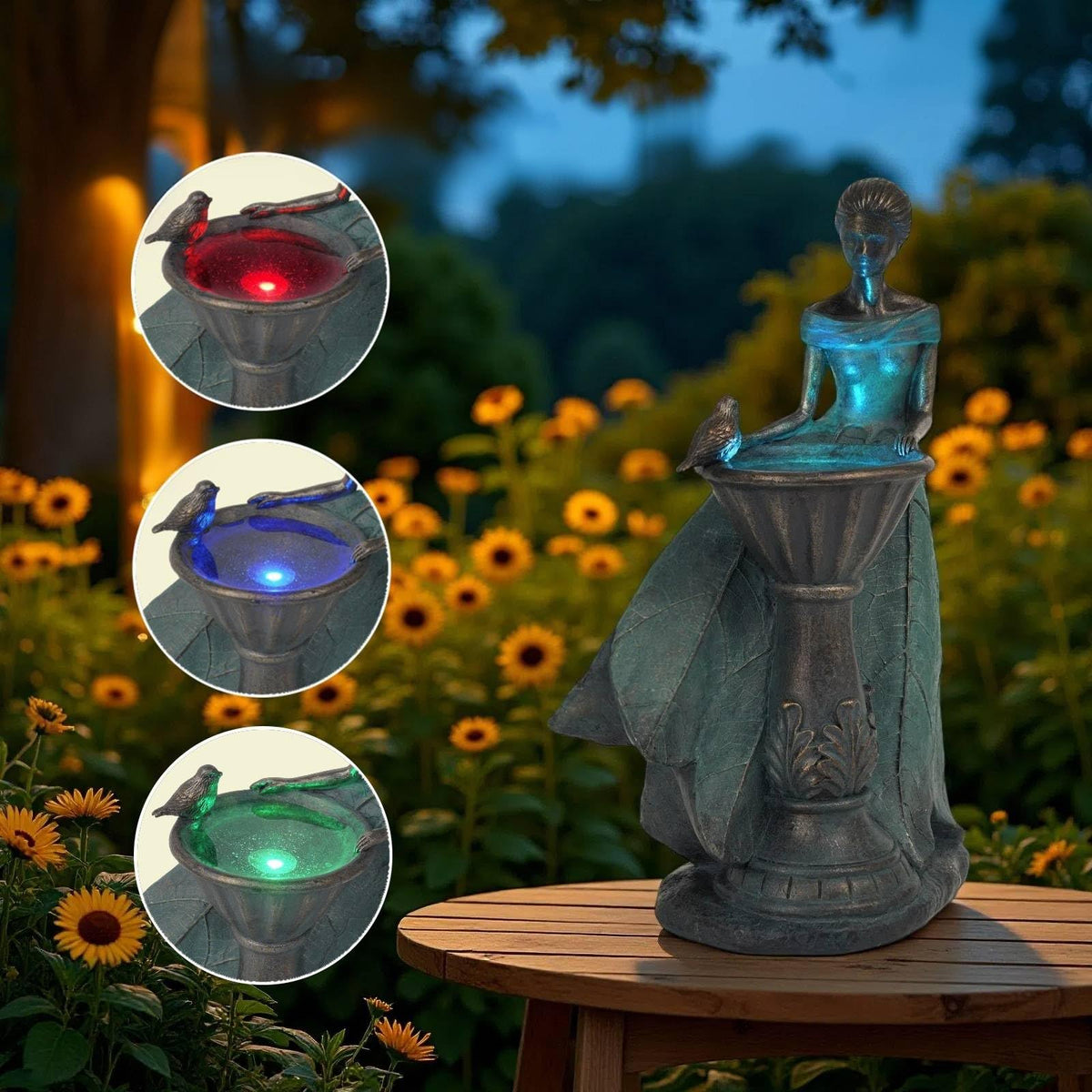DiliComing leaf-texture fairy gown detail adds natural charm.