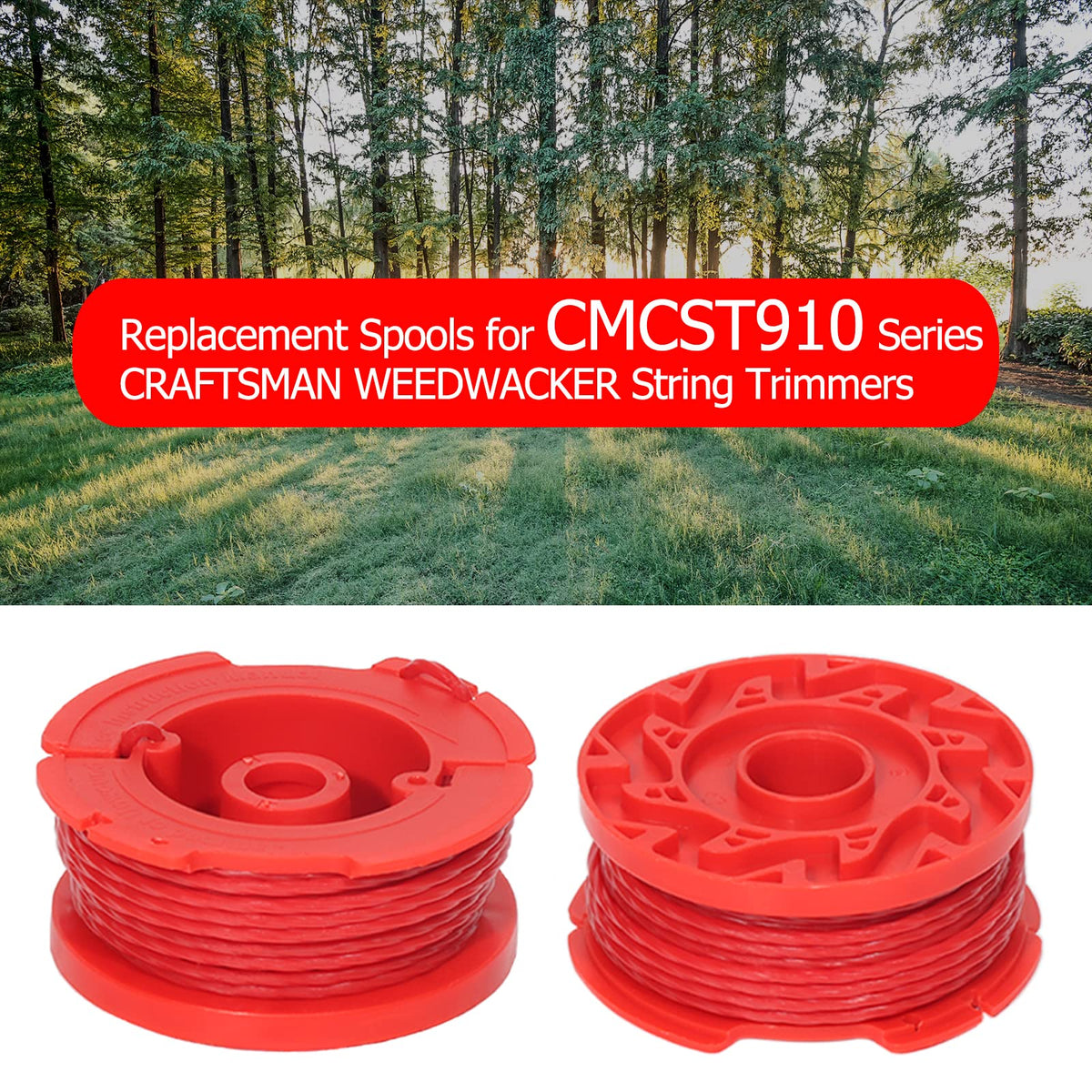 Dilsuaco pre-wound spool ready to install with cap and spring.