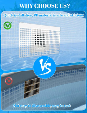 Diltik safety shield helps protect kids and pets during swims.