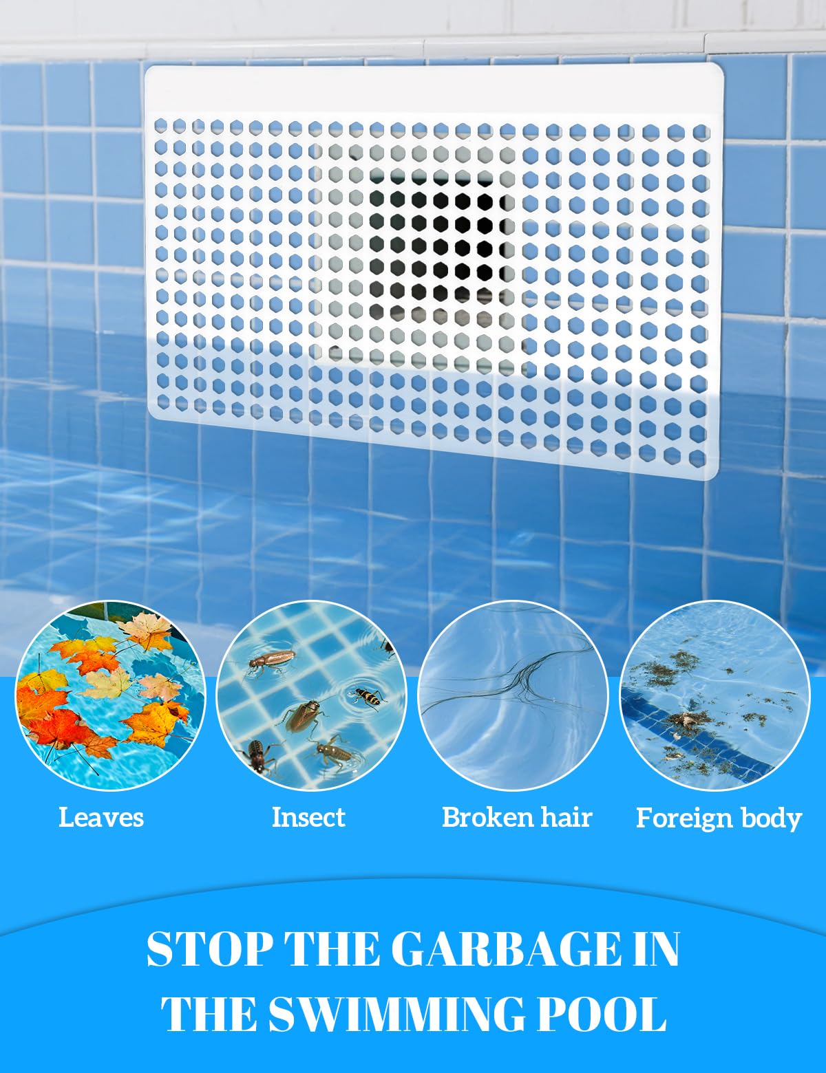 Diltik skimmer guard assembly demonstrates easy tool-free setup.