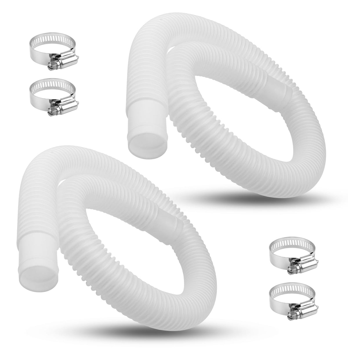 Dimakung 1-1/4-inch pool skimmer hose replacement for Intex skimmers.