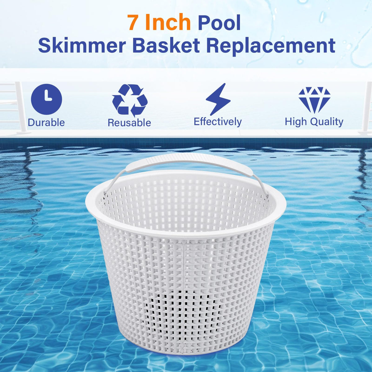 Dimakung replacement basket for reliable filtration in in-ground pools
