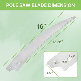Dimakung blade teeth design reduces friction for smoother pruning