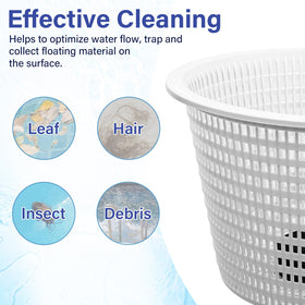 Dimakung 7-inch durable basket resists deformation under high flow