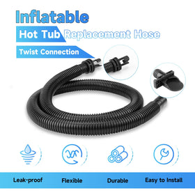 Dimakung hot tub air hose made of durable PP material for long-lasting use.