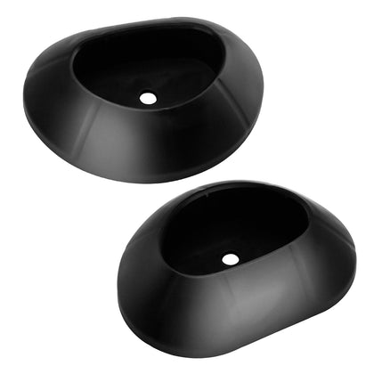 Dimakung 11453 vertical pool leg end cap close-up showing durable construction