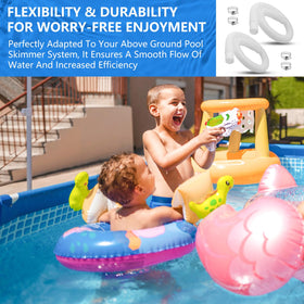 Dimakung two-pack pool hose kit for above-ground pools and pumps.