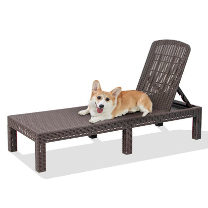 DIMAR GARDEN Beach Chair with adjustable back five angles for personalized comfort.