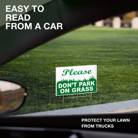 DIMARONGTON 12x8 sign readable from driveway or curb for clear visibility